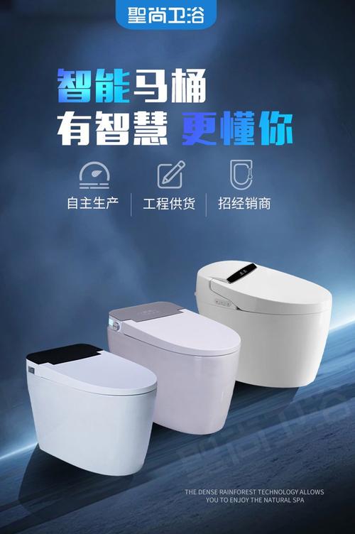 家用一体 智能抽水马桶 带隐藏水箱 卫浴洁具厂家批发 尚典生产